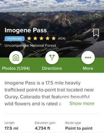Imogene Pass