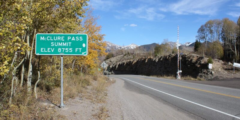 Colorado Hwy 133 McClure Pass